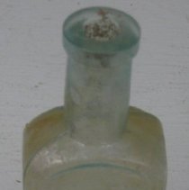 Field Archeology, rectangular glass bottle