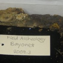 Field Archeology, bayonet