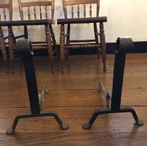 2019.3 Wrought Iron Andirons
