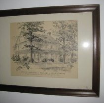 Charcoal drawing of Pottsgrove