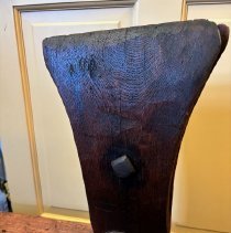 Side view with leather hardware