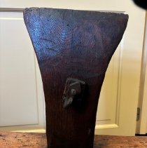 Opposite side view with iron hardware