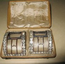 shoe buckles in box
