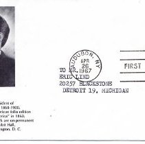 First day cover, Cachet, April 26, 1967
20 cent US Airmail Stamp, Audubon's Columbia Jay, Bien addition