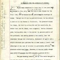 Document "In Reading the Journals of Audubon"