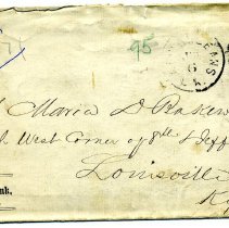 Envelope Addressed to Maria  Bakewell