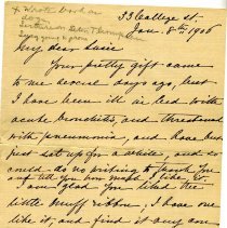 Letter from Ms. E. Audubon