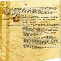 Typed Document about W.G. Bakewell