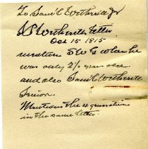 S. P.Wetherill to S. Wetherill Jr., 1815