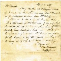 Letter from M. Bryan to S. Wetherill, 1817