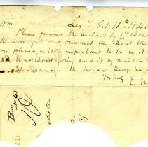 Letter from E. Macalister