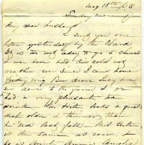 Letter from M. Bakewell (?)