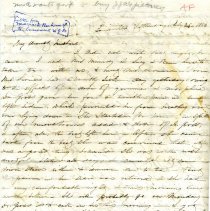 Letter from M. Bakewell