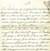 Letter from A. Gordon