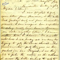 Letter from M. Bakewell