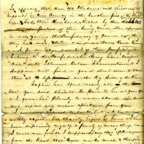 Letter from W. G. Bakewell (?)