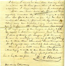 Letter from W. G. Bakewell