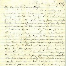 Letter from W. G. Bakewell