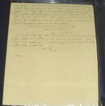 Contemporary transcript of a letter from John James Audubon to William Rath