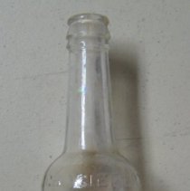 Clear glass bottle