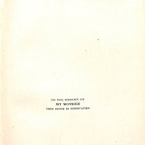 Foreign Bodies in Air and Food Passages, dedication