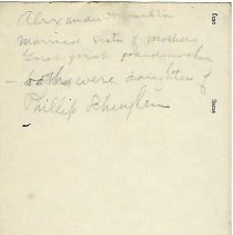 Note on Jackson family connection to Alexander Hamilton