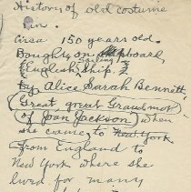 Note on Jackson family geneaology