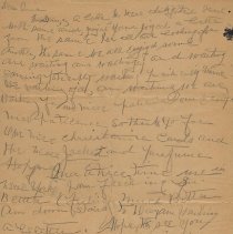 Letter to "Anna" from Susan B. White, undated