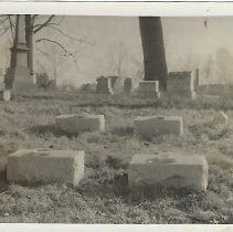 Photograph of Morange Family Burial Lot, Chartiers Cemetery, Carnegie, PA