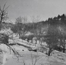 Stone arch bridge at Sunrise Mill, ca. 1925