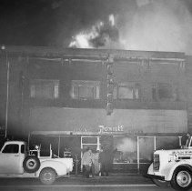 Levinger's Rexall Drug fire.
