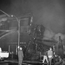 Levinger's Rexall Drug fire.