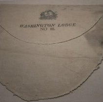 Washington Lodge no. 16, Apron