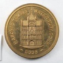 Waterbury Masonic Temple Token