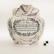 Whiteware Jug with Lustre