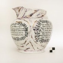 Whiteware Jug with Lustre