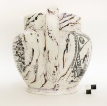 Whiteware Jug with Lustre