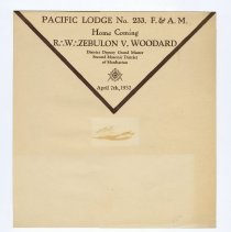 Zebulon V. Woodard's Paper Apron