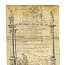 William Hall's Master Mason Certificate