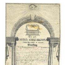 Wheeling Union Chapter No. 19's Certificate