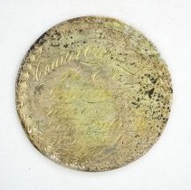 Charter Oak Lodge No. 249 Commemorative Medal.