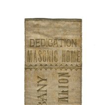 Albany Battalion's Masonic Home Dedication Commemorative Ribbon