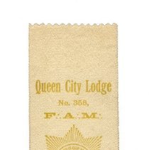 Buffalo Masonic Hall Commemorative Ribbon