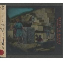 Workmen in the Quarry Lantern Slide