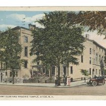 Utica Masonic Temple Postcard