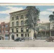 Utica Masonic Temple Postcard