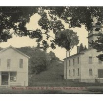 Varysburg Masonic Temple Postcard