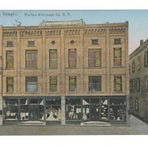 Walton Masonic Temple Postcard