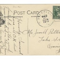 Walton Masonic Temple Postcard