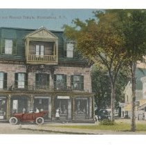 Warrensburg Masonic Temple Postcard